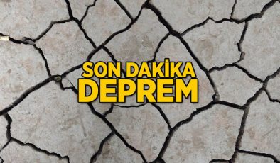 Son Dakika.. İzmir ‘de Deprem Meydana Geldi