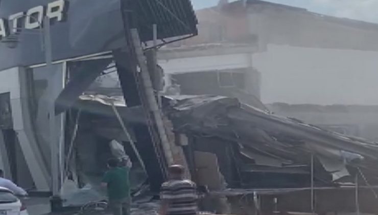 İstanbul masko sanayi sitesinde bir bina çöktü