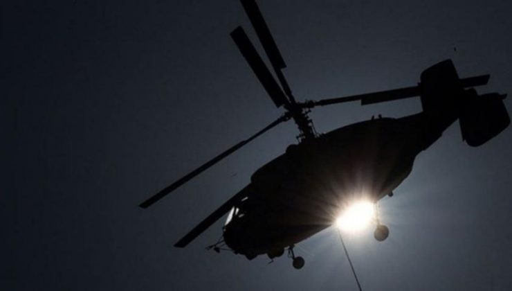 Azerbaycan’da askeri helikopter düştü