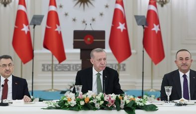 Erdoğan, AB üyesi ülkelerin büyükelçileriyle yapılan toplantıya katıldı