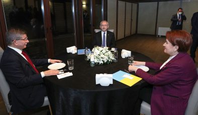 Kılıçdaroğlu, Meral Akşener ve Ahmet Davutoğlu ile bir araya geldi