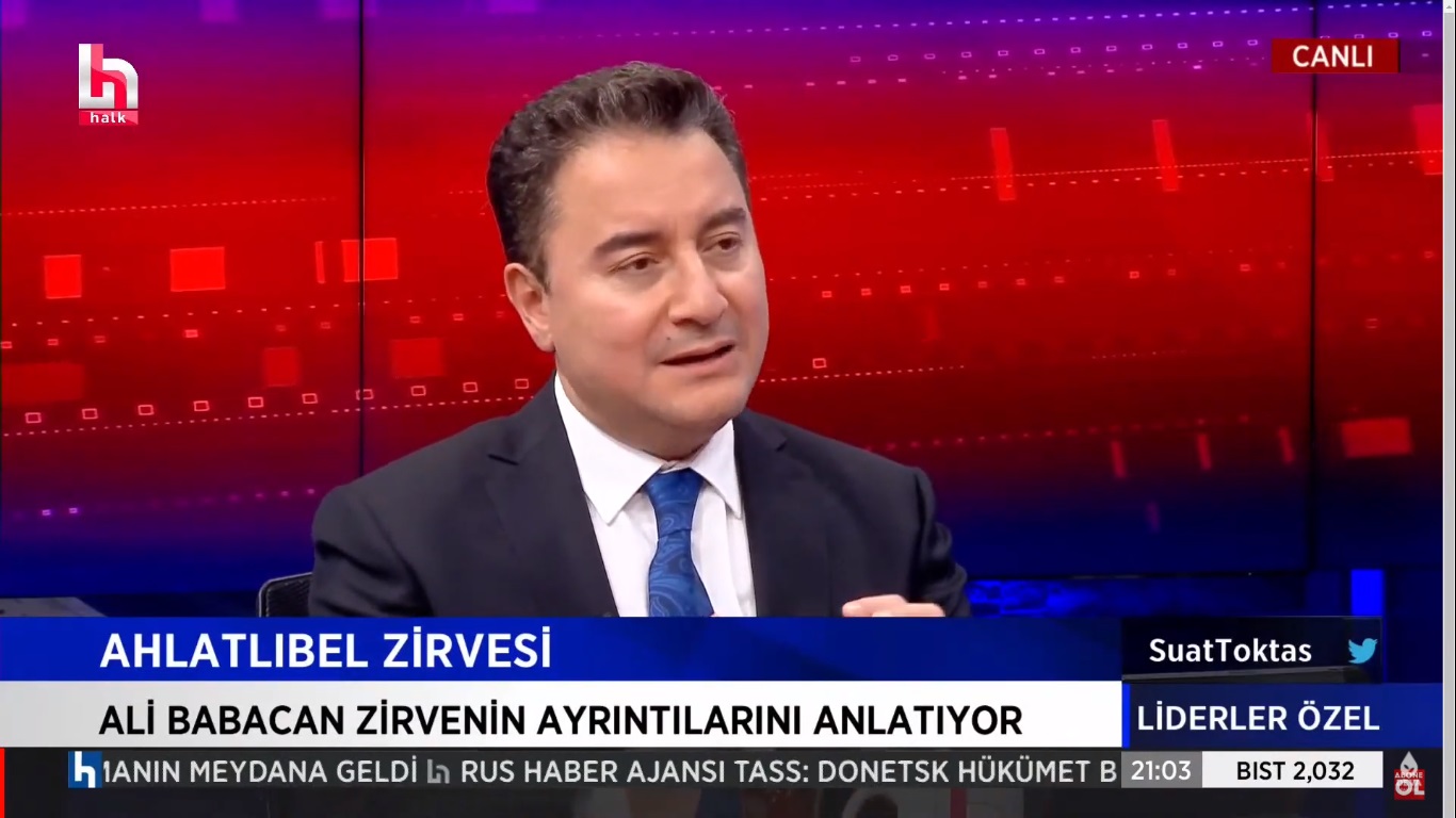 Ali Babacan: ‘84 milyon, Avrupa standartlarında bir hayatı hak ediyor’