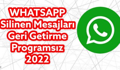 WhatsApp Silinen Mesajları Geri Getirme iphone 2022