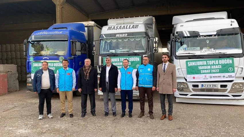 Diyanet’ten Suriye’ye 7 Tır ”çeyiz” yardımı