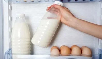 “Süt ve süt ürünlerini buzdolabının kapağındaki bölmeye koymayın” uyarısı!