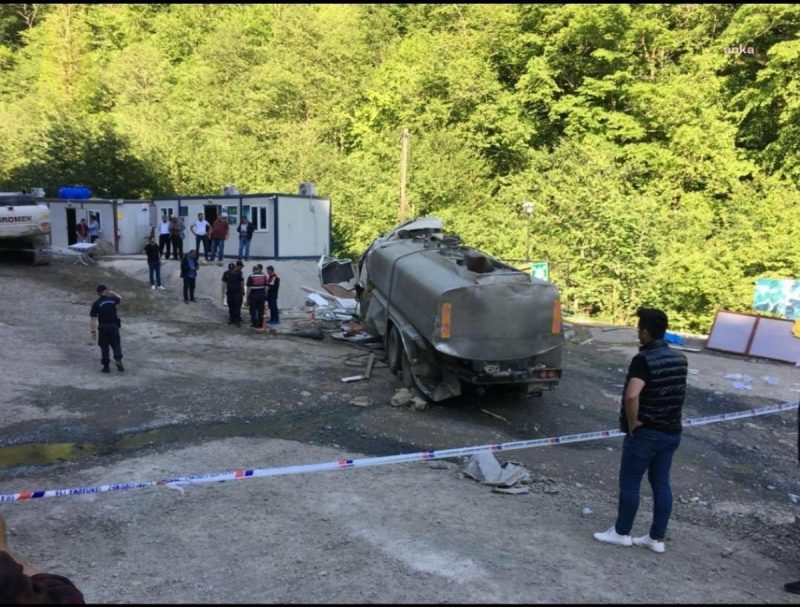 Cengiz İnşaat’ın Eskencidere’deki Taş Ocağında Tanker Kazası: 2 Ölü