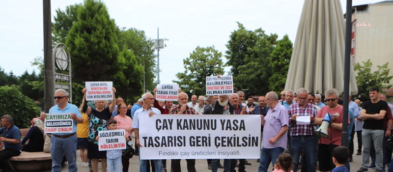 Rize’de Çay Üreticilerinin Tepkisi Sürüyor: “Emperyalistlerin Uşaklarını Karadeniz’de Boğacağız”