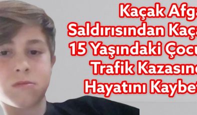 İstanbul’da Kaçak Afganlardan Kaçan 15 Yaşındaki Çocuk Hayatını Kaybetti. Valilik Açıklama Yaptı.