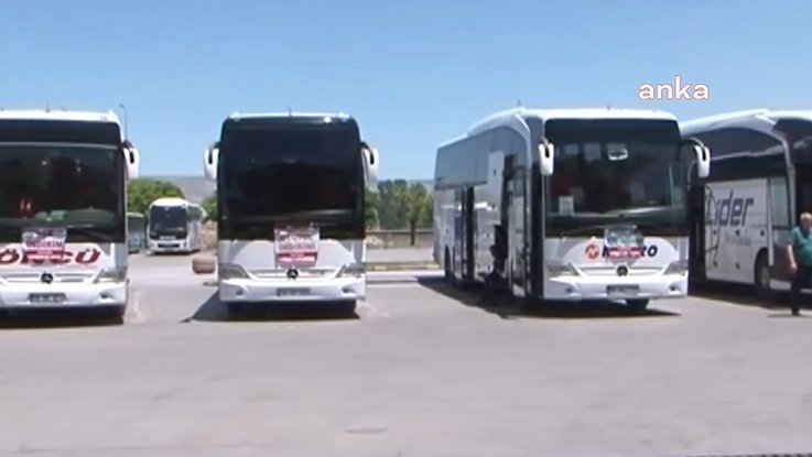 Kayseri’de Otobüsçü Esnafı Zamlara Tepki Gösterdi, Kontak Kapattı