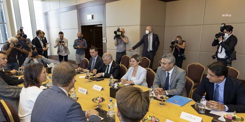 CHP Heyeti, Federal Almanya Cumhuriyeti Dışişleri Bakanı Baerbock İle Görüştü