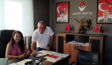 İYİ Parti Edirne İl Delegesi İstifa Etti, Zafer Partisine Katıldı!