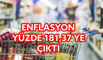 Enagrup: Ağustos Ayında Yıllık Enflasyon Yüzde 181,37’ye Çıktı