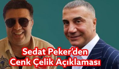 Sedat Peker’den Bugün Silahlı Saldırı Sonucu Yaşamını Yitiren Cenk Çelik Açıklaması !