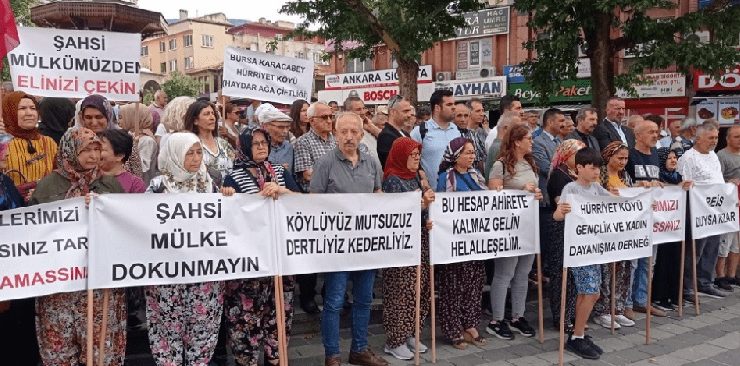 Bursa Karacabey’e Bağlı Hürriyet Köyü Sakinleri, Cumhurbaşkanı Erdoğan’a Seslendi, Reis Bize Sahip Çık “Arazilerimizi Geri Verin”