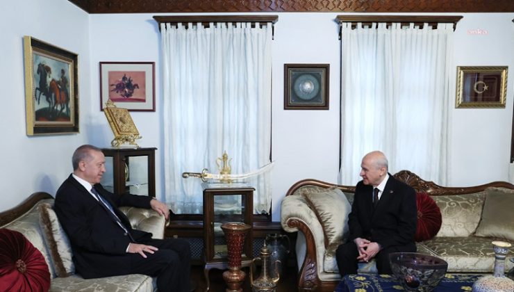 Cumhurbaşkanı Erdoğan’dan MHP Genel Başkanı Bahçeli’ye Ziyaret