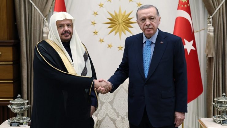 Cumhurbaşkanı Erdoğan, Suudi Arabistan Şura Meclisi Başkanı Al Şeyh’i kabul etti