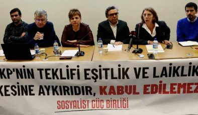 Sosyalist Güç Birliği’nden Anayasa değişikliği teklifine tepki: Laiklik ve eşitlik ilkelerini zedelemeye yönelik her türlü girişimi reddediyoruz!