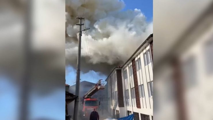 Burdur’da Depremzedelerin Kaldığı Pansiyonda Yangın Çıktı