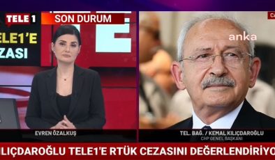 CHP Lideri Kemal Kılıçdaroğlu’ndan TELE 1 Cezasına Tepki