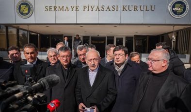 Son Dakika.. Kemal Kılıçdaroğlu, Sermaye Piyasası Kuruluna Gitti