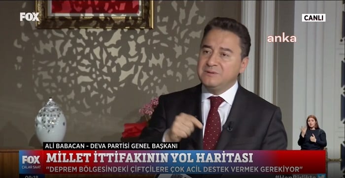 DEVA Partisi Genel Başkanı Ali Babacan: “Ekrem Bey Ve Mansur Bey’i Takıma Güçlü Bir Şekilde Kattık