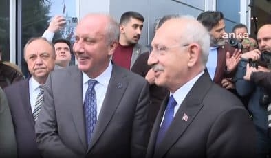 Kemal Kılıçdaroğlu, Bugün Memleket Partisi Genel Başkanı Muharrem İnce’yi Ziyaret Etti.