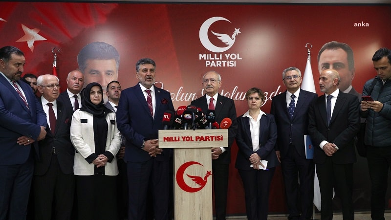 Kemal Kılıçdaroğlu, Milli Yol Partisi’ni Ziyaret Etti