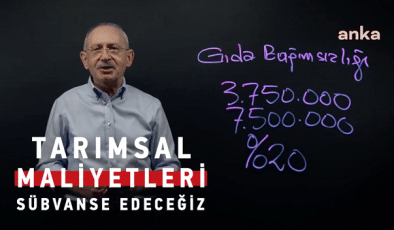 Kemal Kılıçdaroğlu,”Bay Kemal’in tahtasında” tarım ve hayvancılık özel ekonomi bölgelerini anlattı