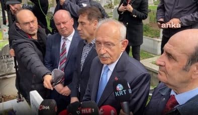 Kemal Kılıçdaroğlu ve İmamoğlu, Trabzonspor Kulübü’nün Eski Teknik Direktörü Ahmet Suat Özyazıcı’nın Mezarını Ziyaret Etti