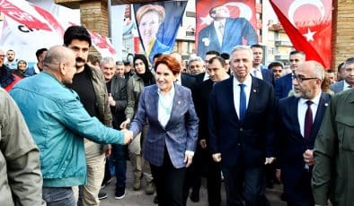 Meral Akşener’den Cumhurbaşkanı Erdoğan’a: “Bu sol elde PKK var, Recep Bey. Bu sağ elinde de Hizbullah var. Terör örgütleri ile berabersin.”