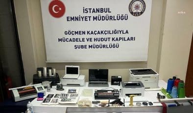 İstanbul’da sahte pasaport ve kimlik düzenledikleri iddia edilen yabancı uyruklu 4 kişi yakalandı