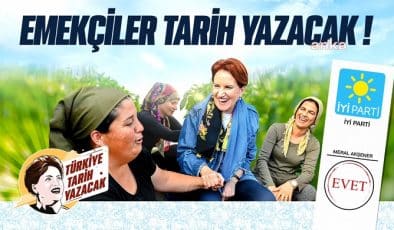 İYİ Parti, “Türkiye ürettikçe kalkınacak; emekçiler tarih yazacak” mesajıyla yeni bir video yayınladı.