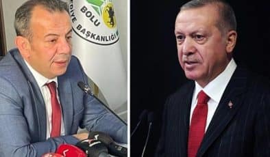 Cumhurbaşkanı Erdoğan Bolu Belediye Başkanı Özcan’a Heykel İçin Cevap Gönderdi.