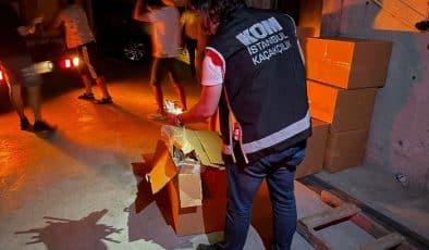 İstanbul merkezli 4 ilde, Sigara ve tütün kaçakçılığı yapan şüphelilere yönelik operasyon