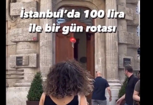 İstanbul’da 100 TL ile bir gün geçirmek istedi ?