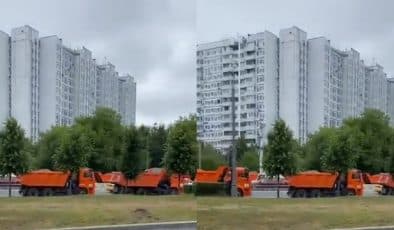 Rusya’da Darbe Girişimi: Rusya’nın başkenti Moskova’da ana yollara damperli kamyonlar yerleştirilmeye başlandı.