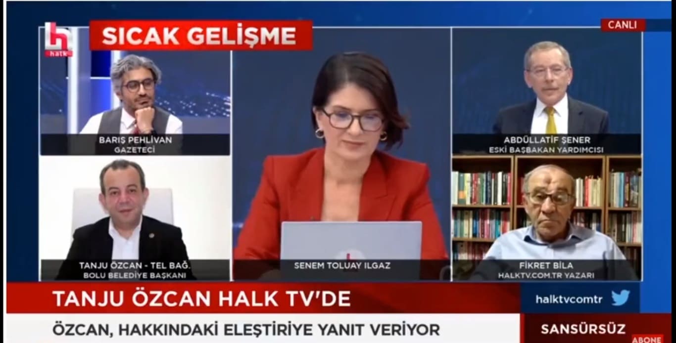 ‘Sizin gibi badem bıyıklılar…’ Tanju Özcan’dan Abdüllatif Şener için çok sert sözler! ‘Az önce itiraf ettiniz’ diyerek canlı yayına bağlandı