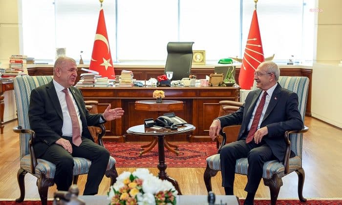 Zafer Partisi Genel Başkanı Ümit Özdağ, bugün CHP Genel Başkanı Kemal Kılıçdaroğlu’nu ziyaret etti.
