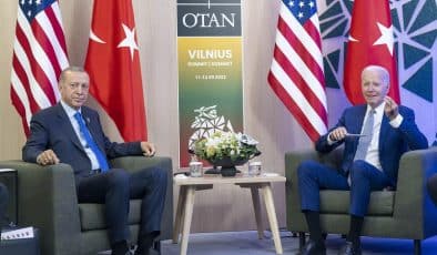 Cumhurbaşkanı Erdoğan, Vilnius’ta ABD Başkanı Biden İle Görüştü