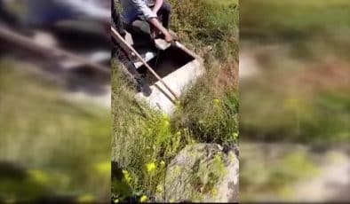 CHP’li Mahmut Tanal: “Erzurum Karayazı’da içme suyu deposunu kendi imkanlarıyla temizlemeye çalışan mahalle sakinleri suyun içinden fare ölülerini çıkarıyor.