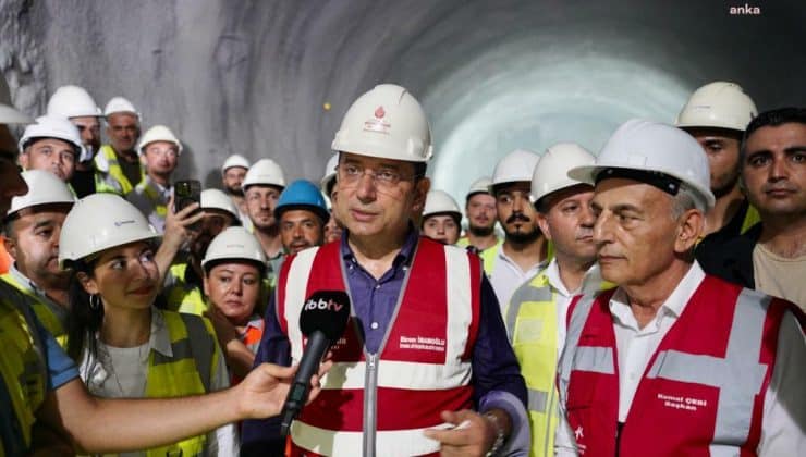 Ekrem İmamoğlu: “İstanbul’un batısına ilk metronun erişimi başlıyor.”