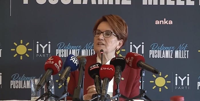 Meral Akşener: “Ne sayın Erdoğan’ın adayı kaybetti diye sevineceğiz ne sayın Kılıçdaroğlu’nun aday gösterdiği kişi kaybetti diye üzüleceğiz.”