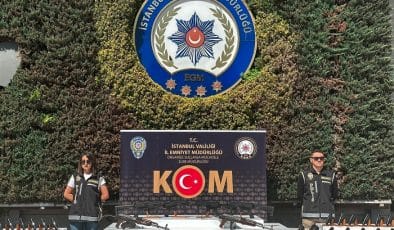 İstanbul’da silah kaçakçılarına yönelik eş zamanlı operasyon düzenledi.