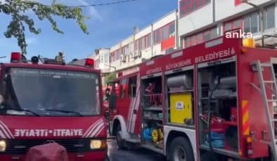 İstanbul’un Bağcılar’da matbaacılar sitesinde yangın: Bir kişi hayatını kaybetti