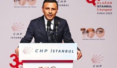 CHP 38. Olağan İstanbul İl Kongresi’nde İl Başkanlığı’na Özgür Çelik seçildi