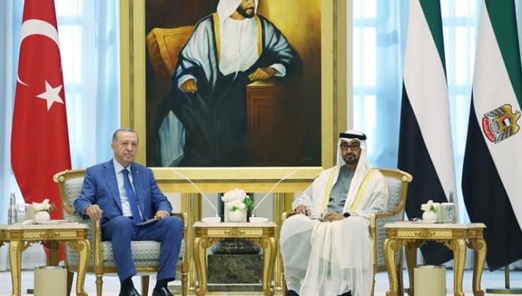 Cumhurbaşkanı Erdoğan, Birleşik Arap Emirlikleri Devlet Başkanı Şeyh Muhammed Bin Zayed Al Nahyan ile görüştü.