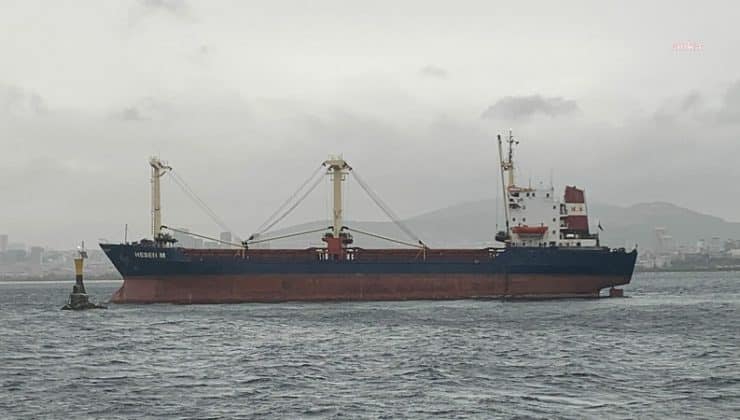 Kuru yük gemisi İstanbul Maltepe açıklarında karaya oturdu