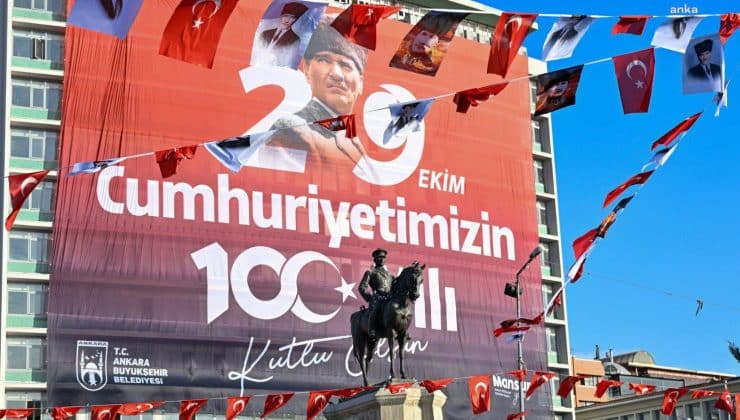 Mansur Yavaş: “Ankara’yı 100. yılımızda kırmızı ve beyaza bürüyoruz. Cumhuriyetin Başkenti hazır.”