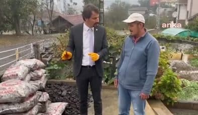 CHP Zonguldak Milletvekili Eylem Ertuğ Ertuğrul, kömür çuvallarından taş çıkmasına tepki gösterdi