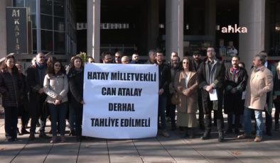 Avukatlardan Ankara Adliyesi Önünde ‘Can Atalay’ Protestosu